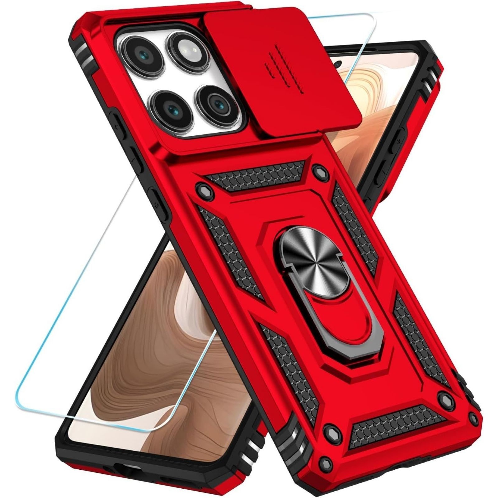 For Motorola Moto Edge 2025 Case with Military-Grade Protection and Camera Cover