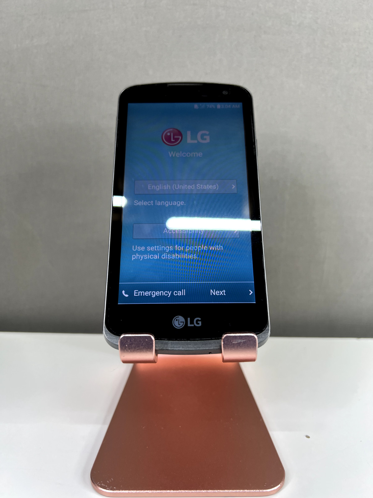 LG Spree K120 – Cricket Android Smartphone – 4.5″ – 8 GB Storage + 8GB micro SD