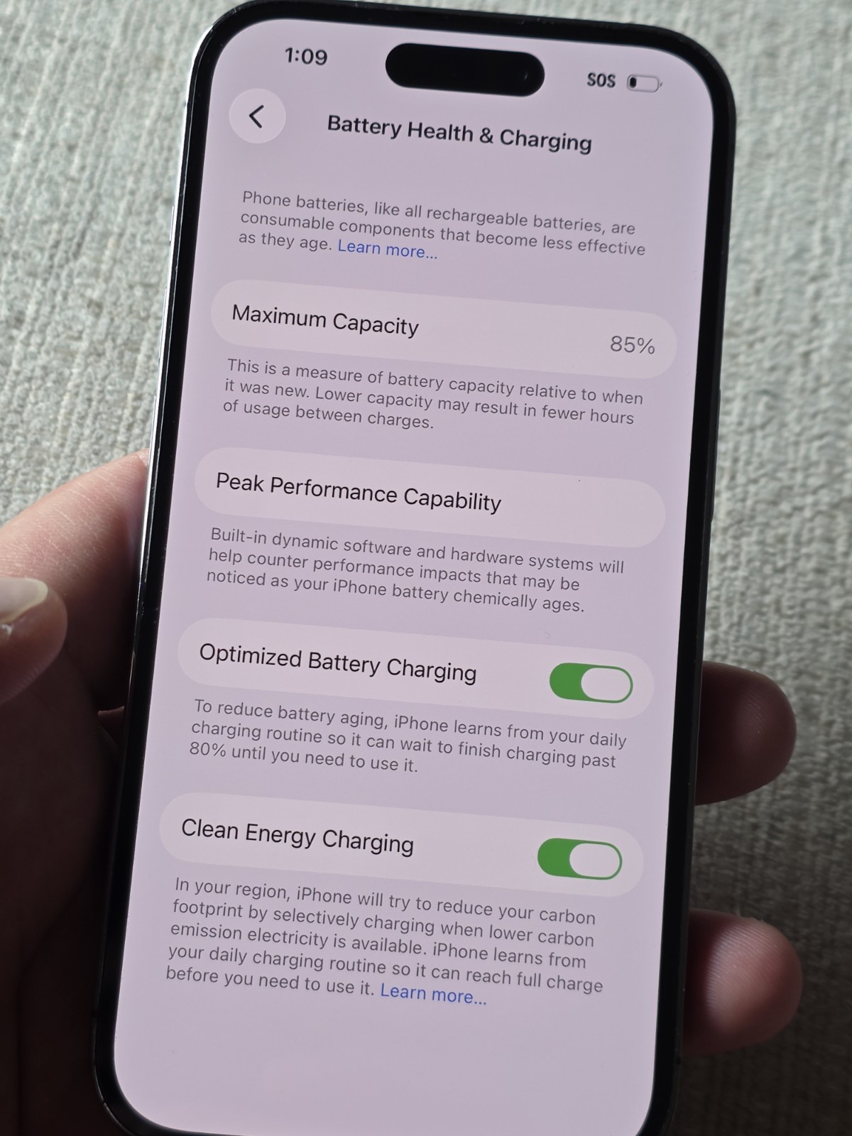 Apple iPhone 14 Pro – 256 GB – Deep Purple (Unlocked) Used Good 85% Batt, eSIM