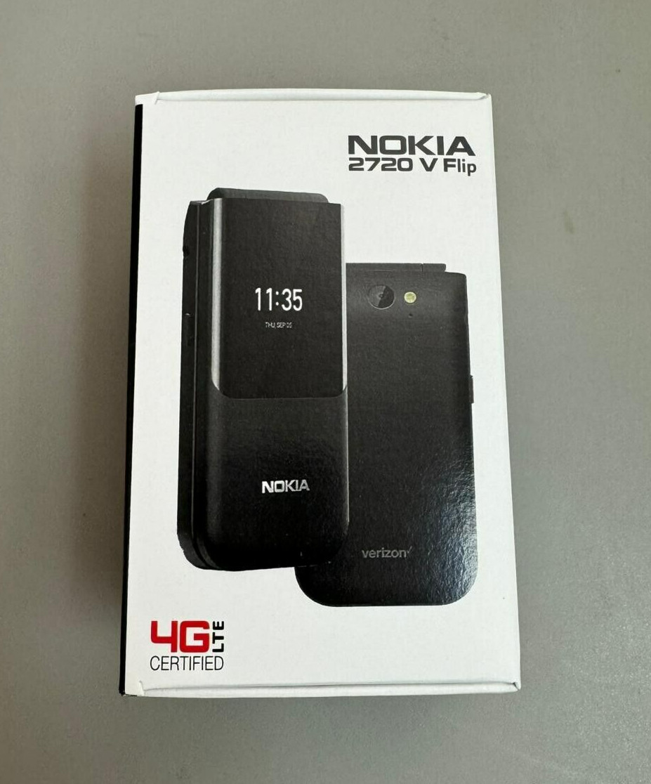 NEW Nokia 2720 V Flip TA-1295 Verizon Unlocked 4G LTE KaiOS 4GB KaiOS Smartphone