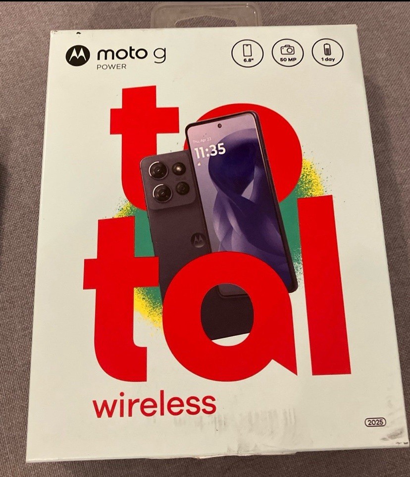 Moto G Power – 2025 Total Wireless Android Phone 128gb 50mp 6.8″ BRAND NEW
