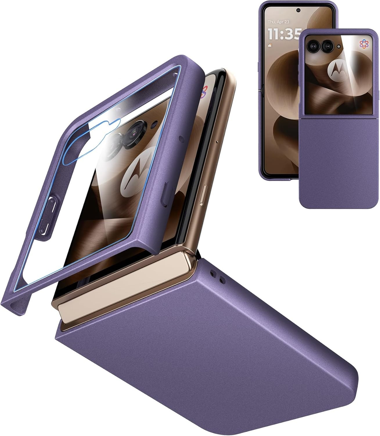 Case for Motorola Razr Ultra 2025/2026 – Thin Hard Matte Polycarbonate Cover
