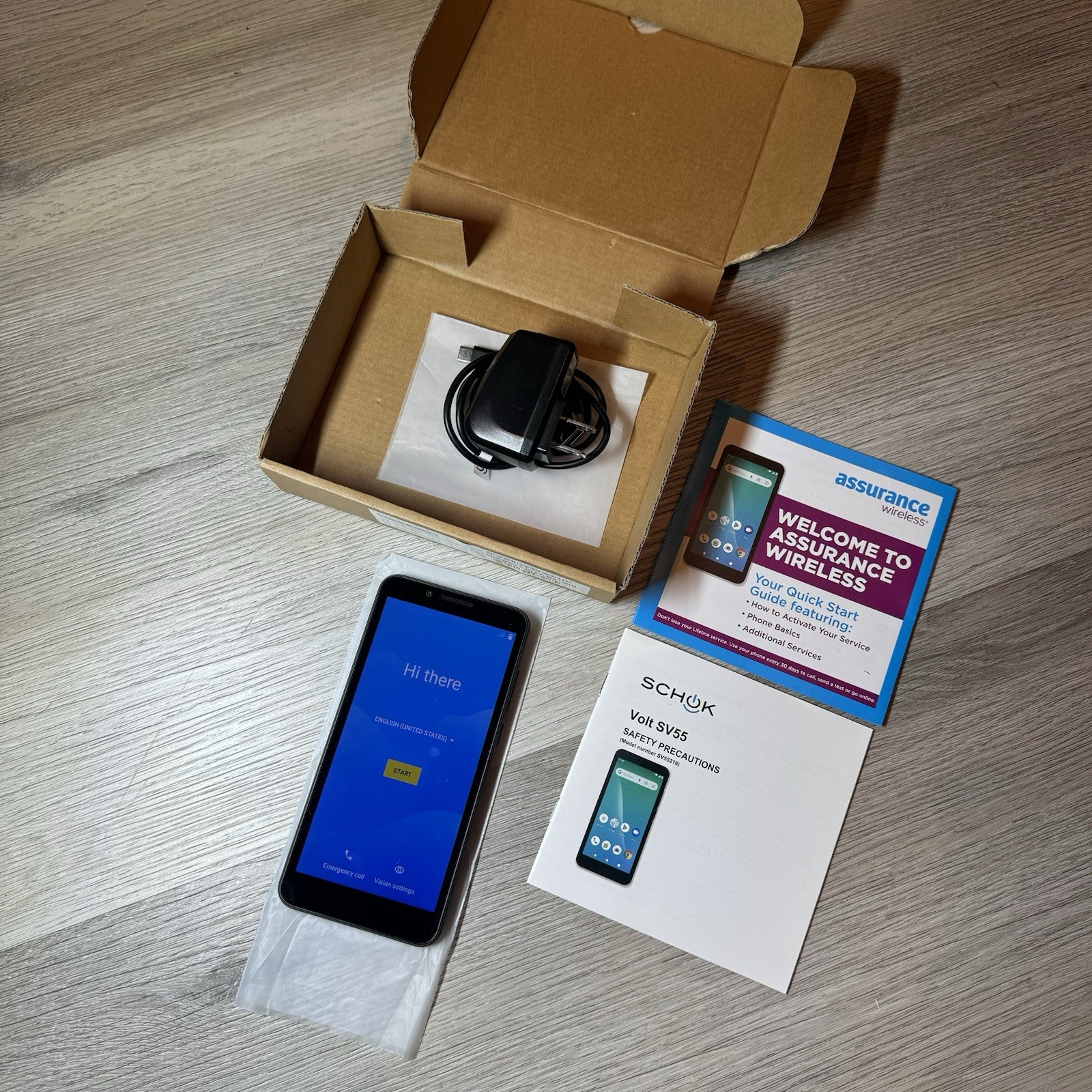 SCHOK – Volt SV55 – Black – Smartphone – (Assurance Wireless) – Works Great