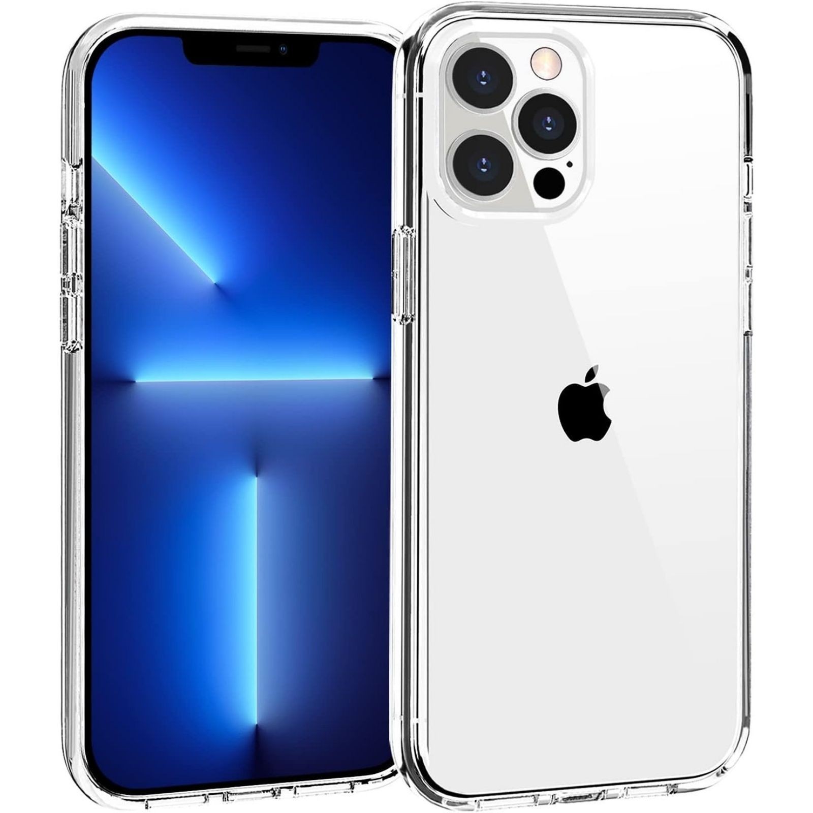Clear Shockproof Protective Bumper Case for iPhone 13 Pro Max, Slim Cover 6.7 In