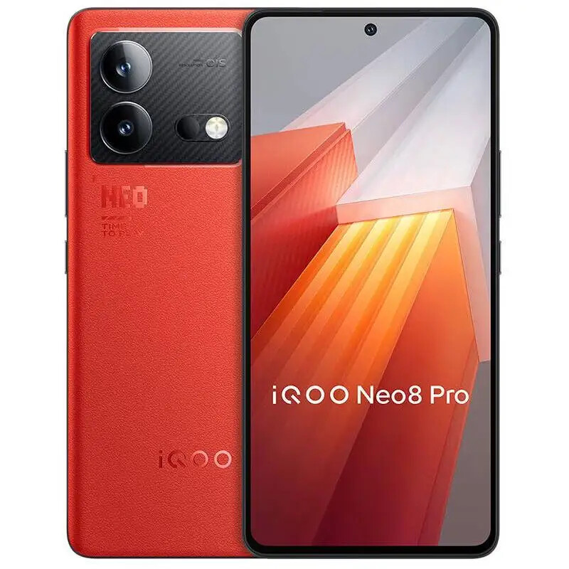 iQOO Neo 8Pro 5G 256GB 6.78in SmartPhone MediaTek Dimensity 9200+ Black Red Blue