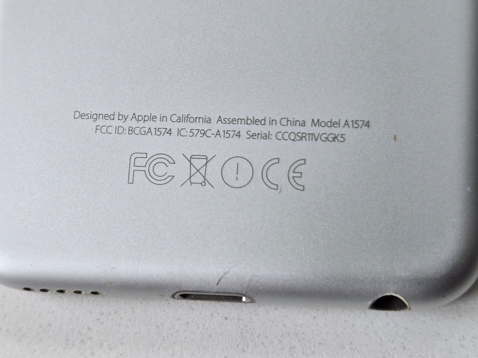 iPod Touch – 6th Gen A1574