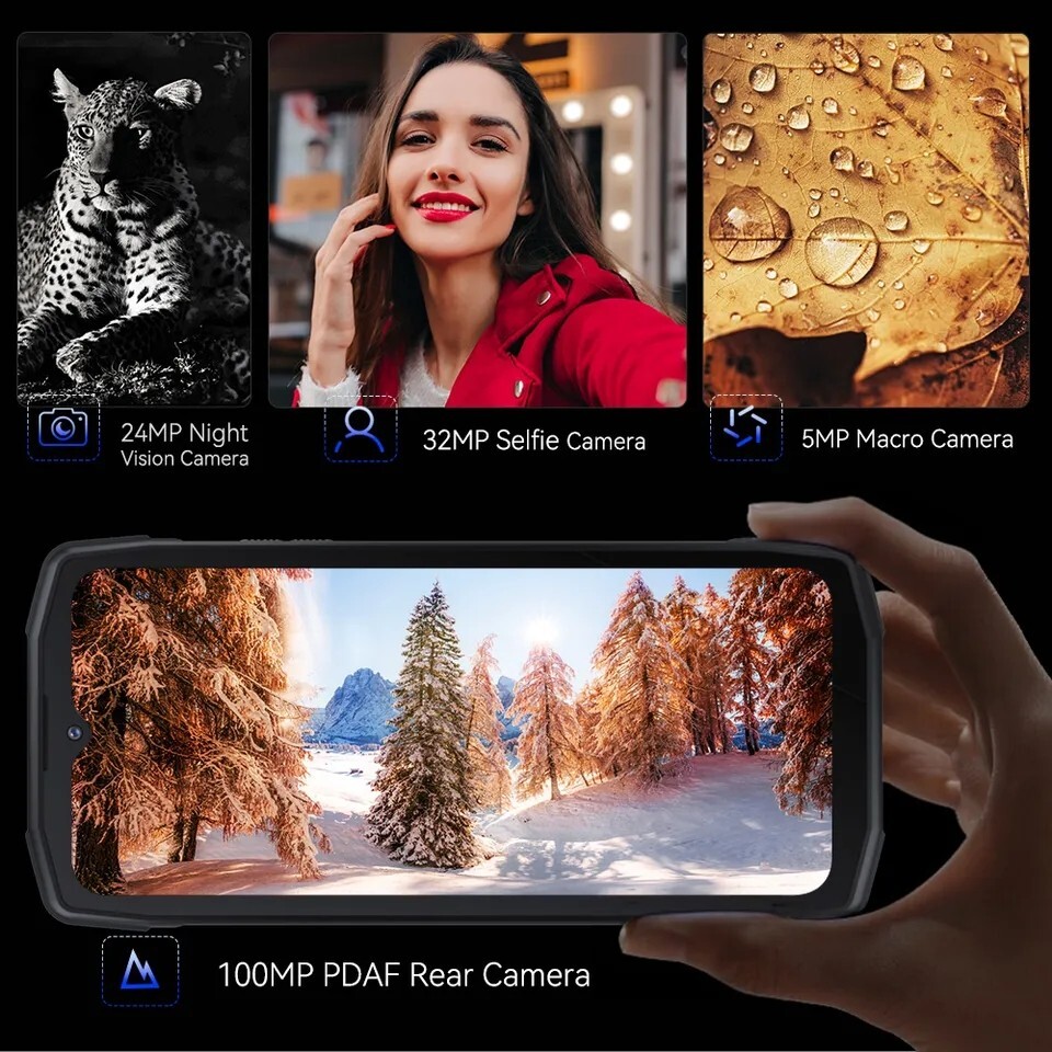 Cubot KingKong Star 5G Rugged Phone 24GB+256G 100MP/Night Vision Cam,Dual Screen