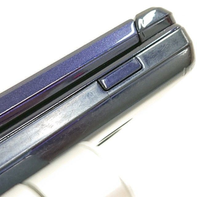 Sharp Aquos Mobile Sh-01J Docomo Blue Black Main Body C20727 Japanese Flip phone