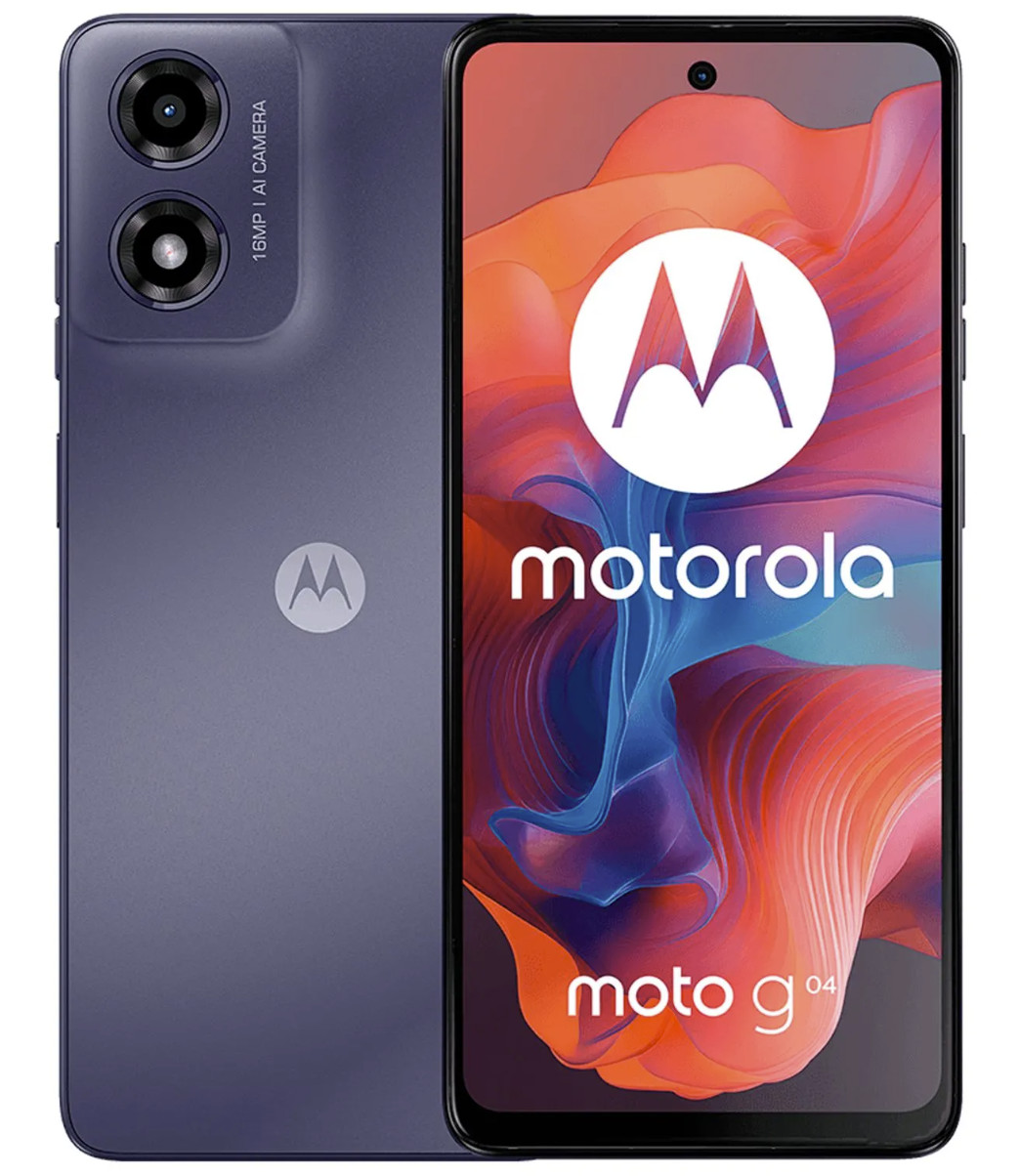 Motorola Moto G04 LTE 6.56″ 64GB 16 MP 5000 mAh Factory Unlocked Smartphone Grey