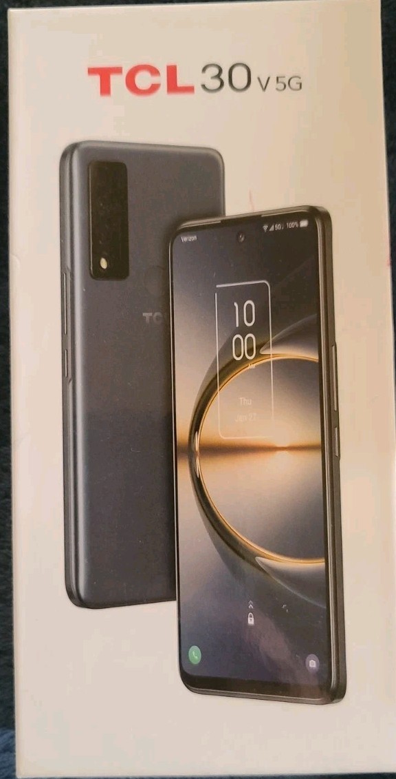 TCL 30 V 5G Smartphone Verizon 5G Gray 128GB Storage Capacity