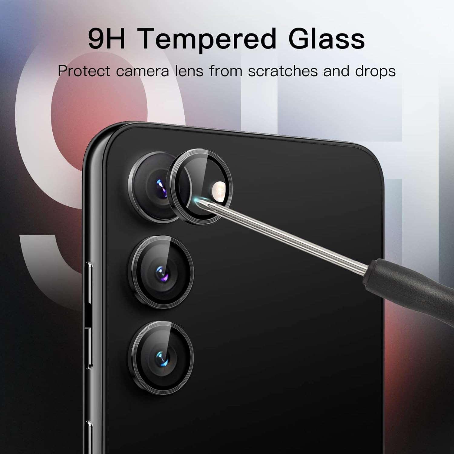 6.1-Inch / 6.6-Inch Camera Lens Protector for Samsung Galaxy S23, 1 Set