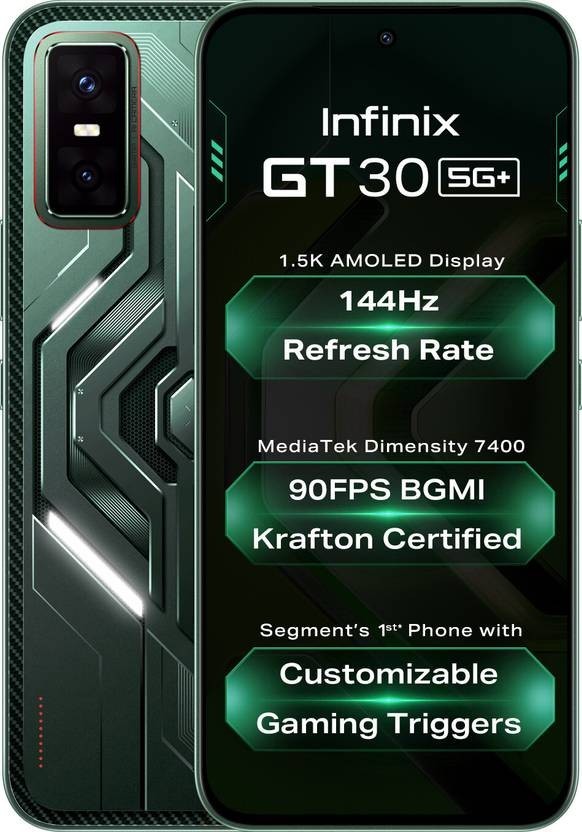 Infinix GT 30 5G+ (Blue 128GB 8GB RAM) Dimensity 7400 Processor Unlocked