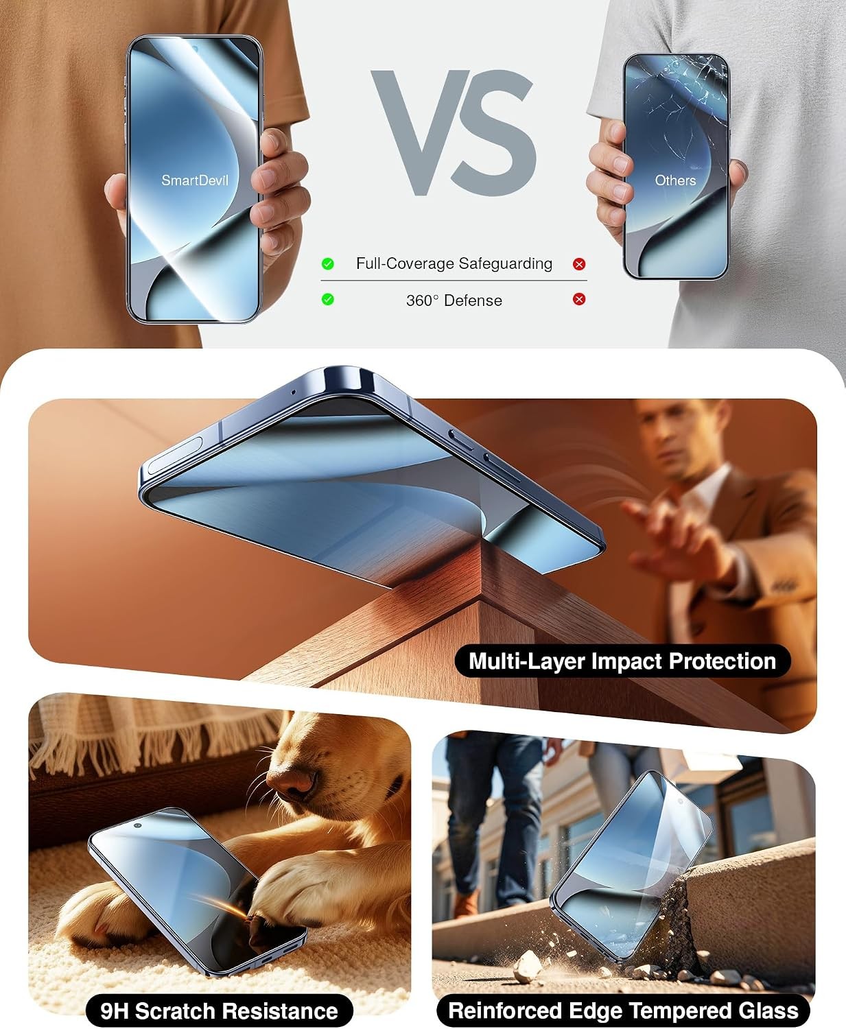 [3+0 PCS] Tempered Glass for Google Pixel 10 Pro 6.1 Inch Anti Spy Case Friendly