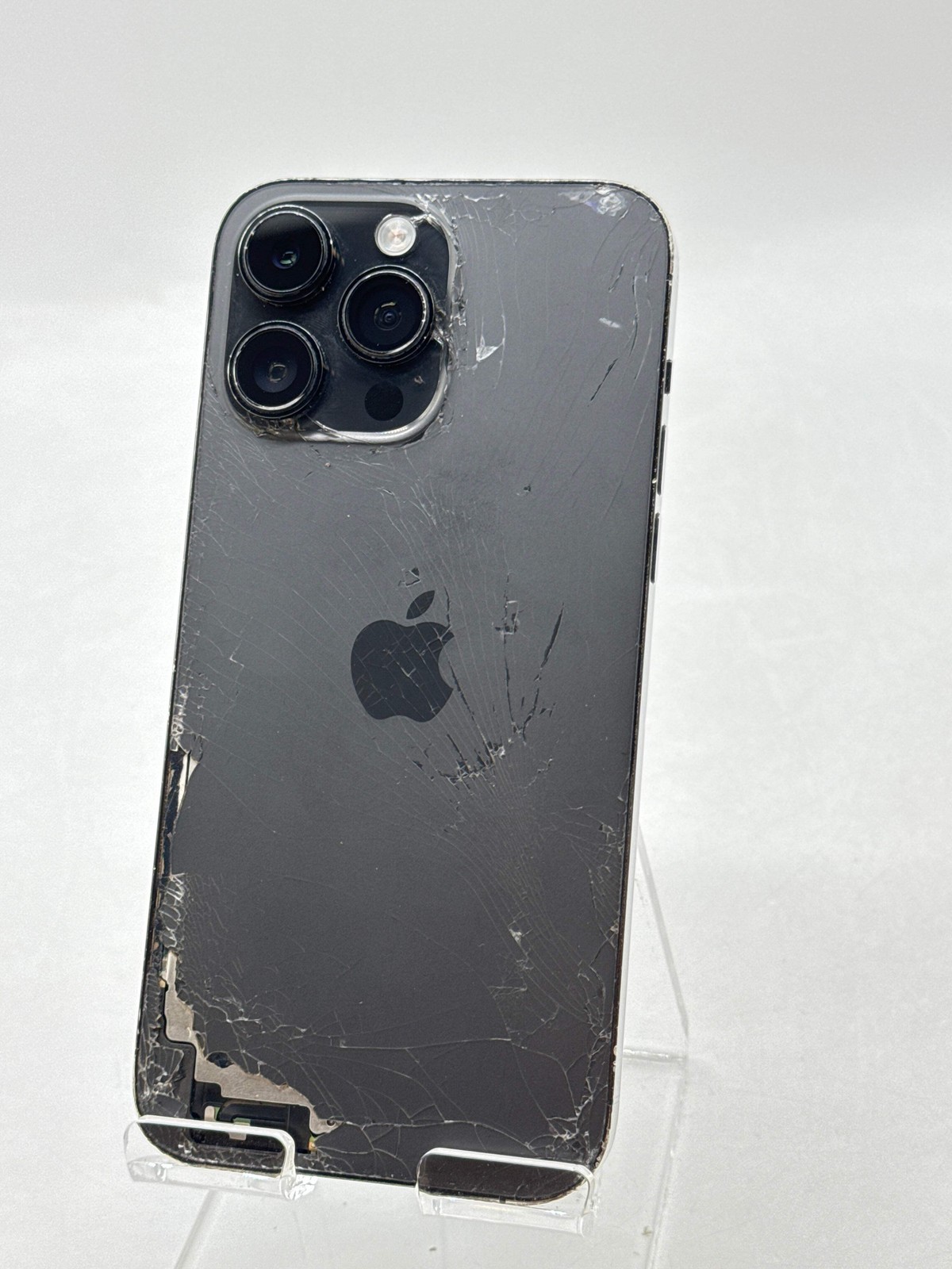 AT&T Apple iPhone 14 Pro Max A2651 256GB Space Black – Cracked Read!