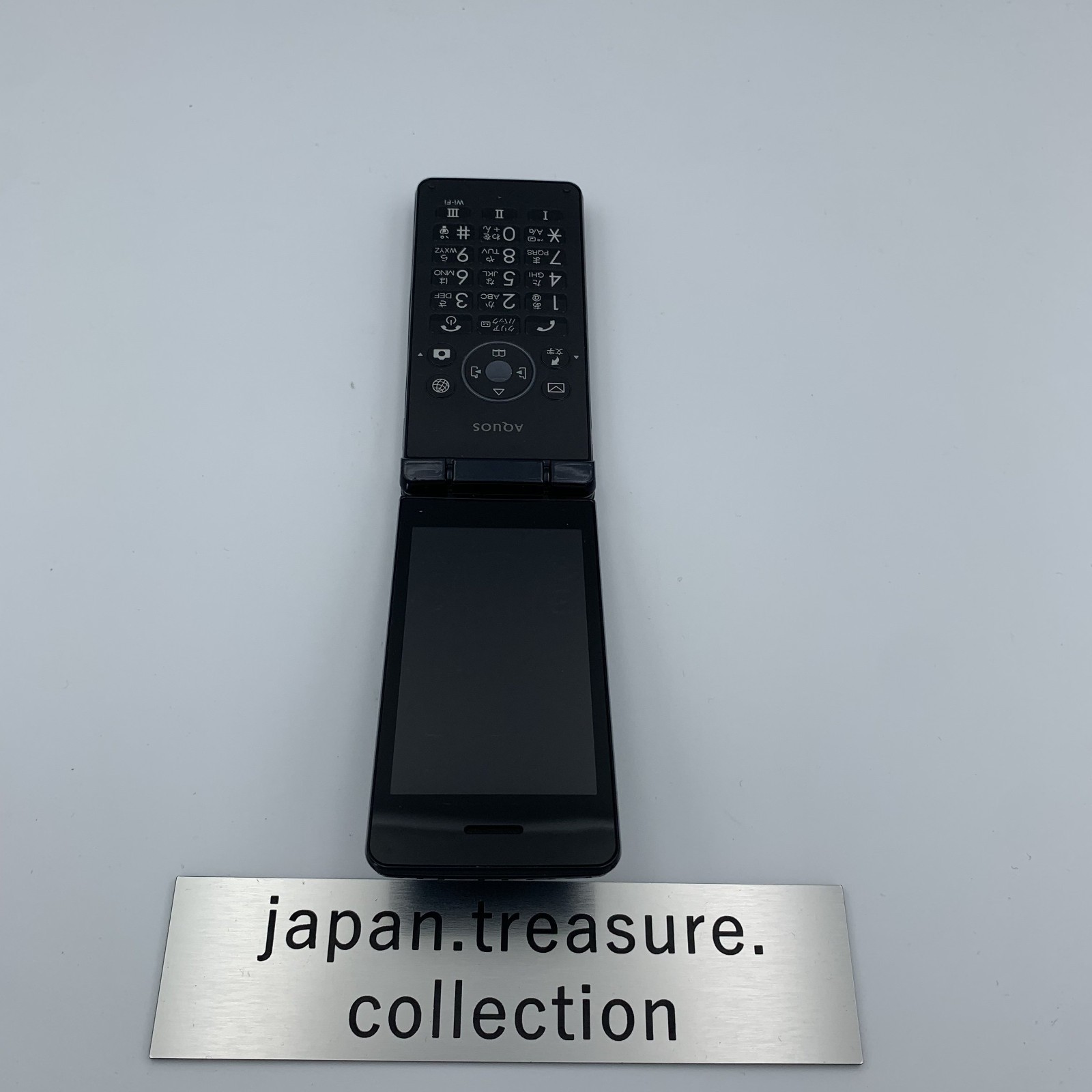 SHARP AQUOS KEITAI 4 A205SH Black 8GB 1GB RAM Unlocked Flip Phone 3.4 JAPAN