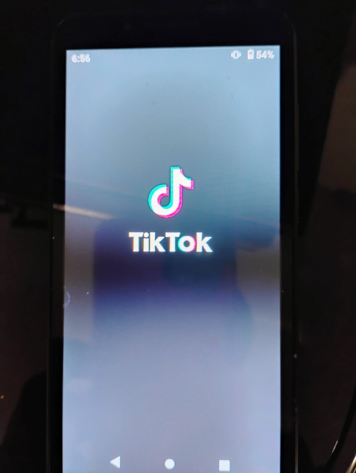 TikTok app installed Android smartphone cellphone