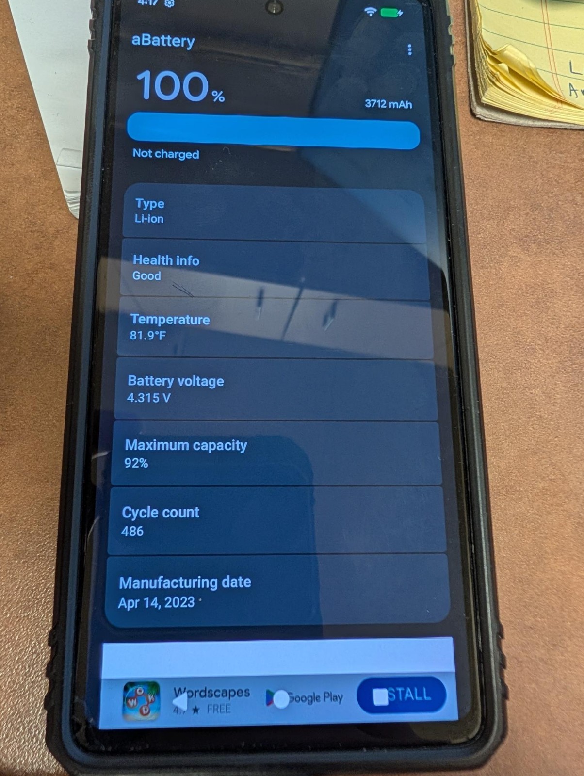 Google Pixel 7 – 128 GB – Obsidian (Unlocked)