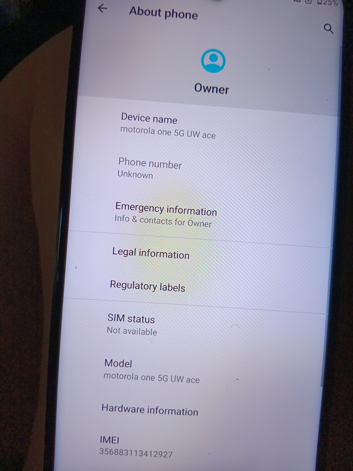 Motorola One 5G UW Ace Blue 48MP Camera 1MB Storage Open Box