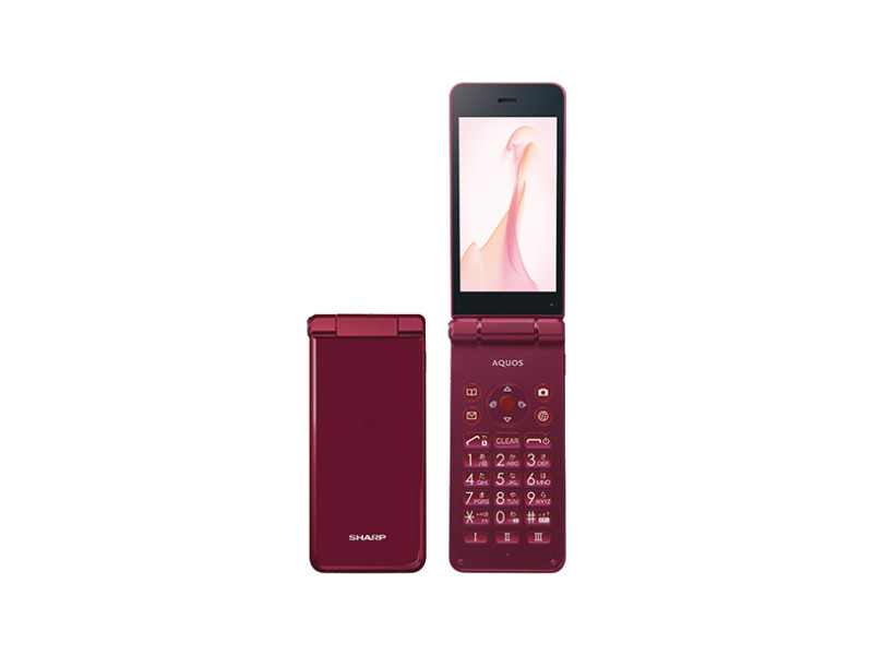 SHARP AQUOS KEITAI RED SH-N01 Android Flip Phone SIM Unlocked 601SH JAPAN