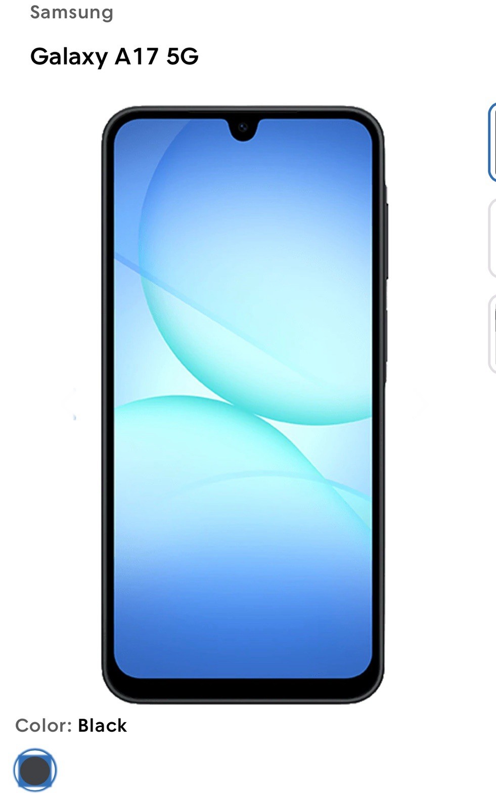 Samsung Galaxy A17 5G 128Gb (Cricket Locked) 50 Mp-TriCam