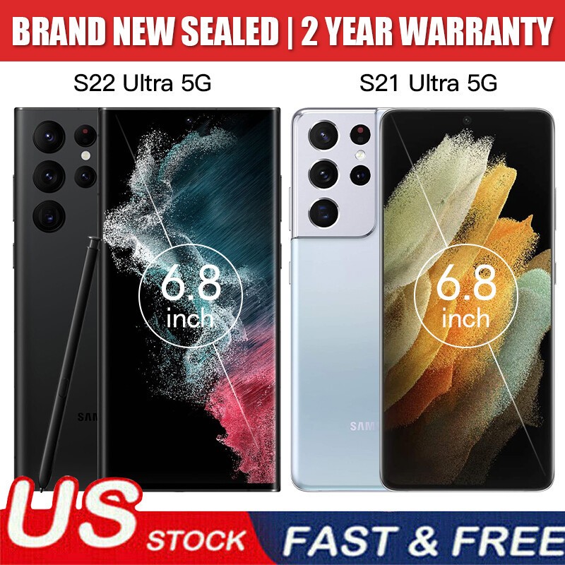 NEW Samsung Galaxy S24 Ultra/S23 Ultra/S22 Ultra/S21 Ultra Unlocked Sealed Box