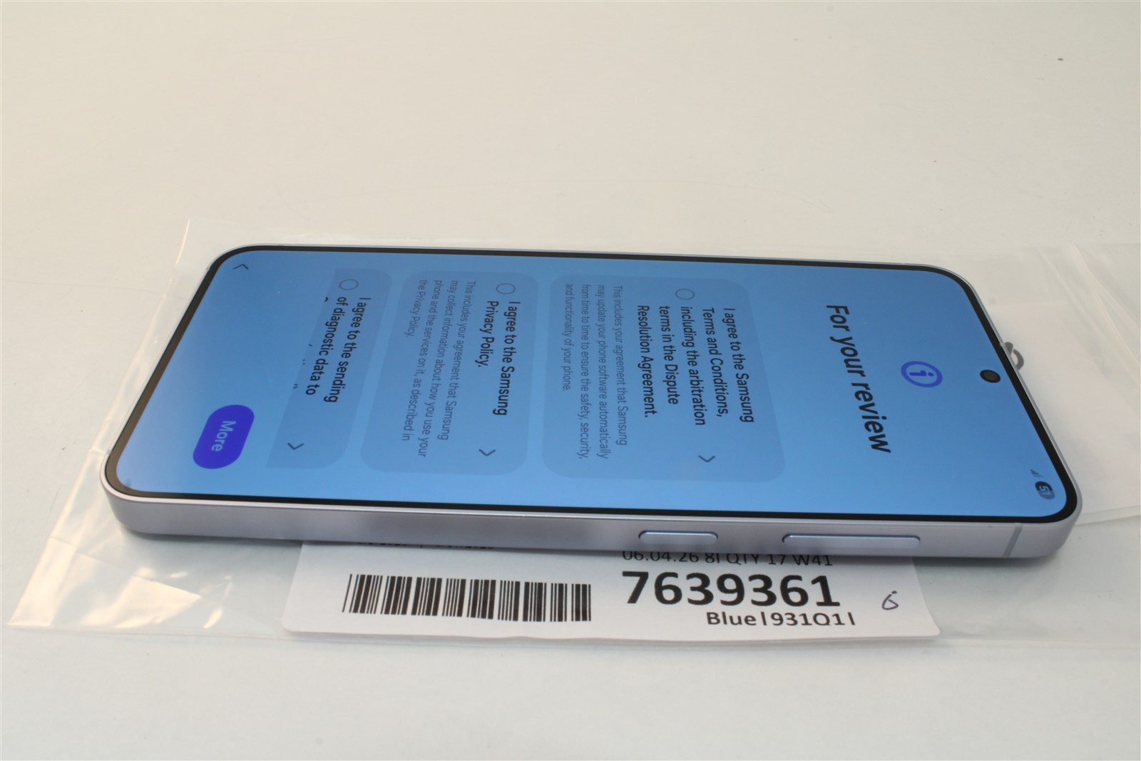 Samsung Galaxy S25 Blue – Unlocked AT&T T-Mobile Verizon w/ 100% batt! 7639361
