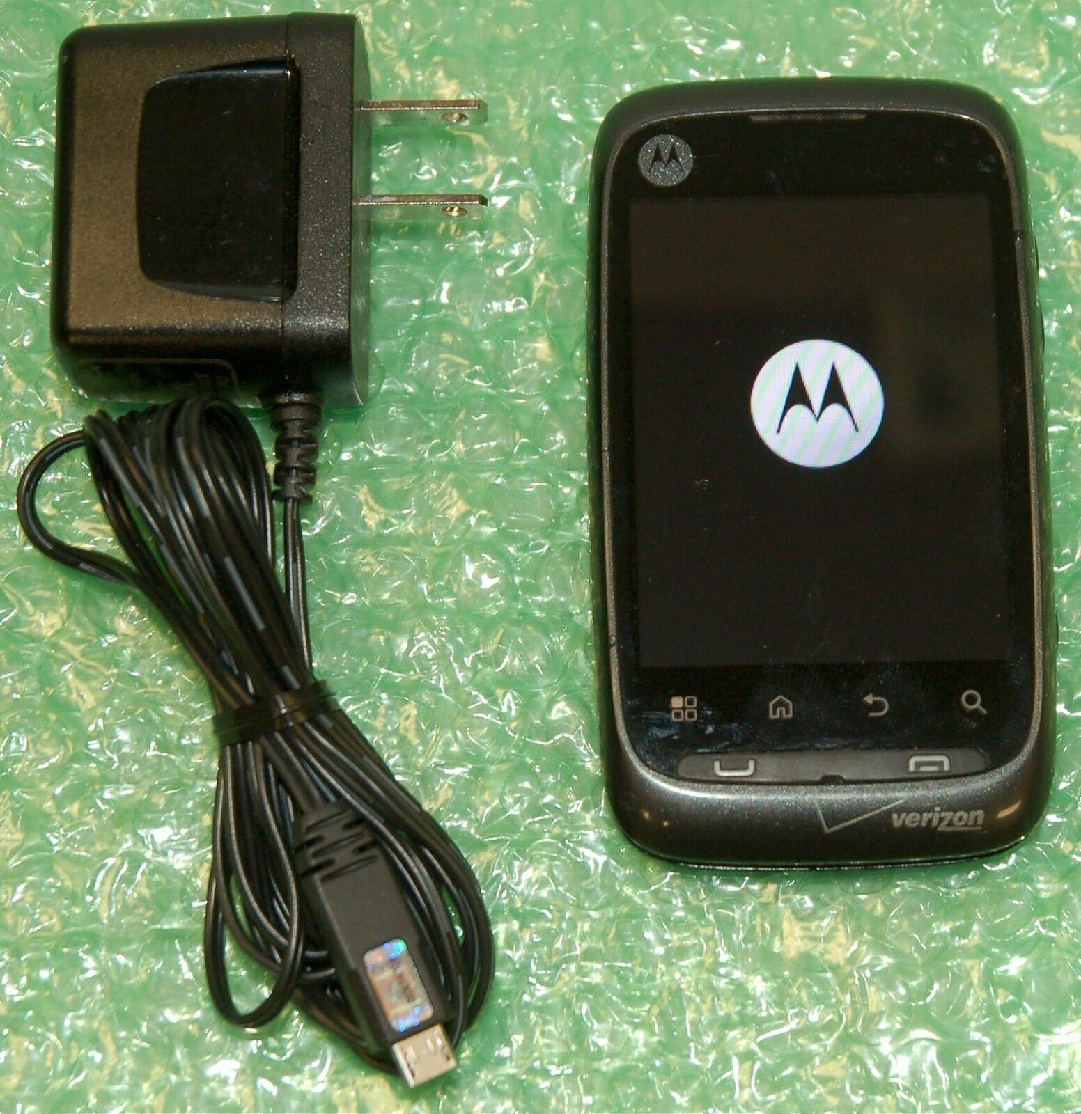 Motorola WX445 Citrus Android Cell Phone Verizon BLACK bluetooth WiFi 3G Grade C