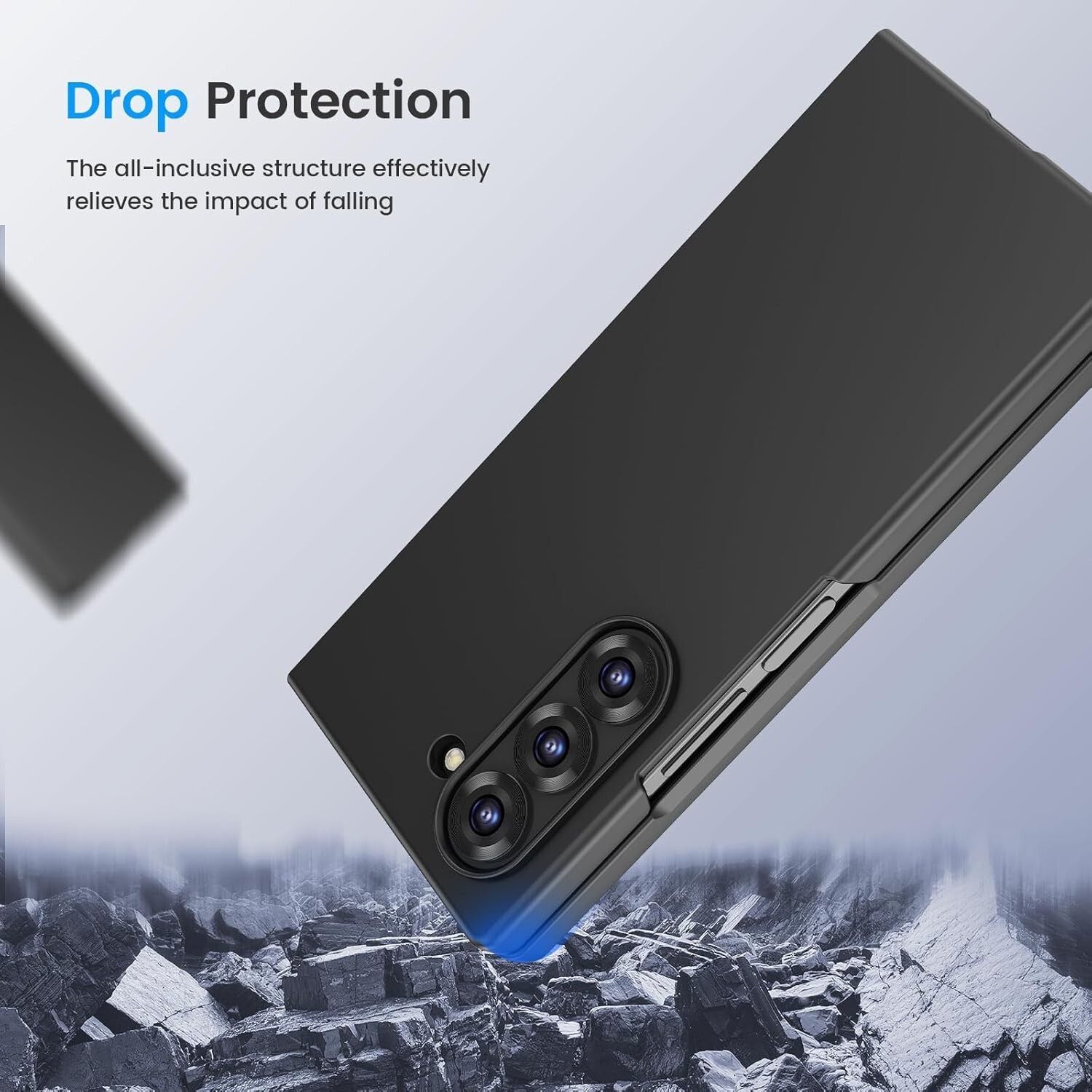 for Samsung Galaxy Z Fold 6 Case With Built in Screen Protector Support Wireless