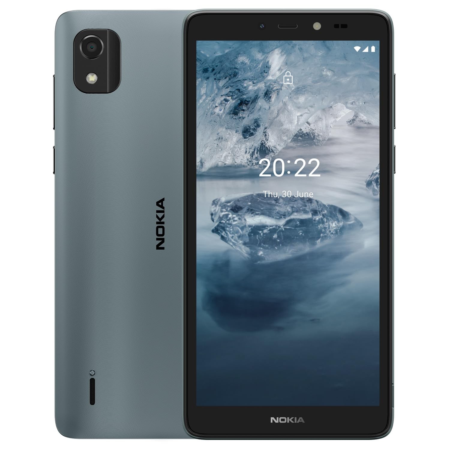 Nokia C2 2E Unlocked Smartphone Android 11 2/32GB 5.7in Screen Blue