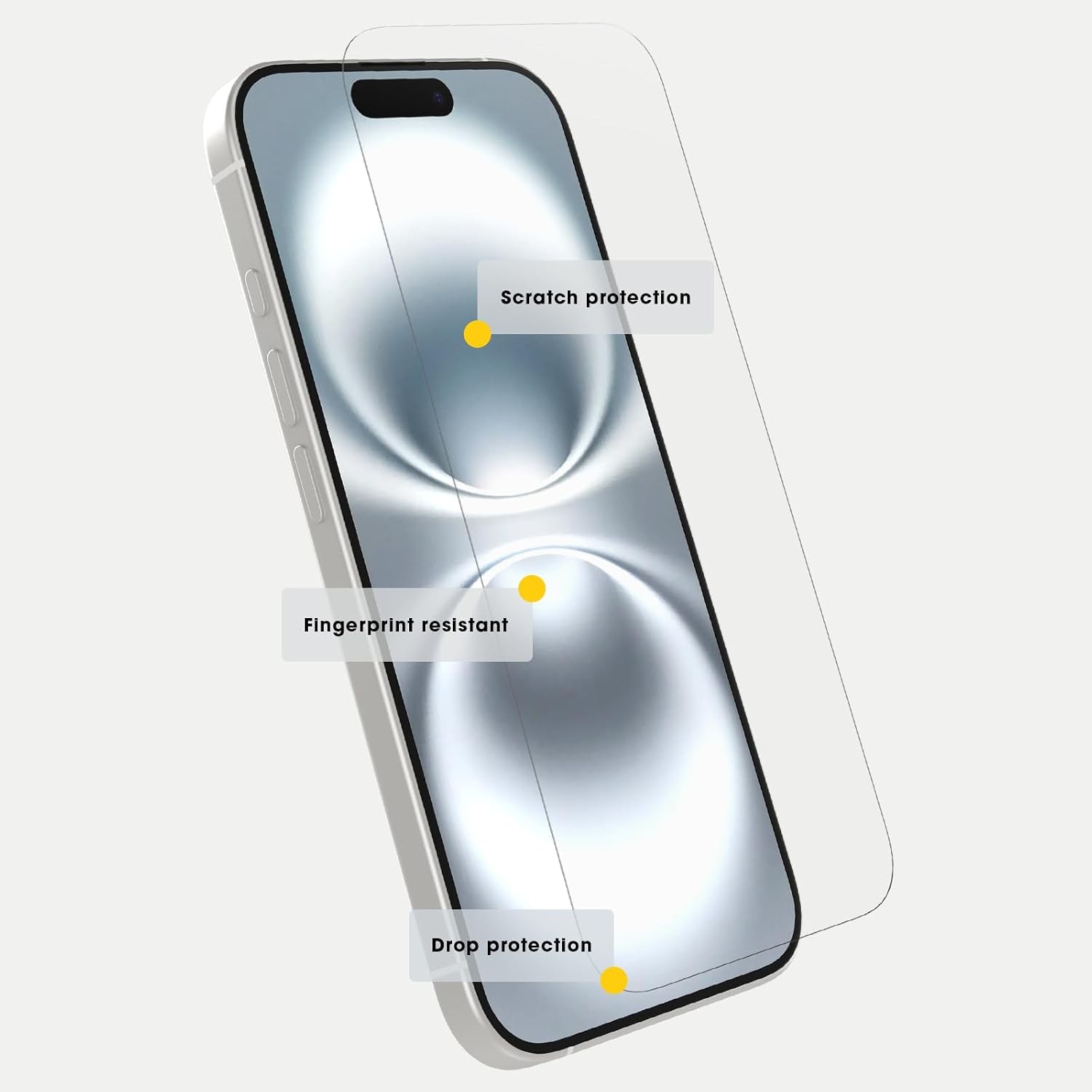 Glass Screen Protector for iPhone 16 Pro Ideal for Business Customers 78 Charact