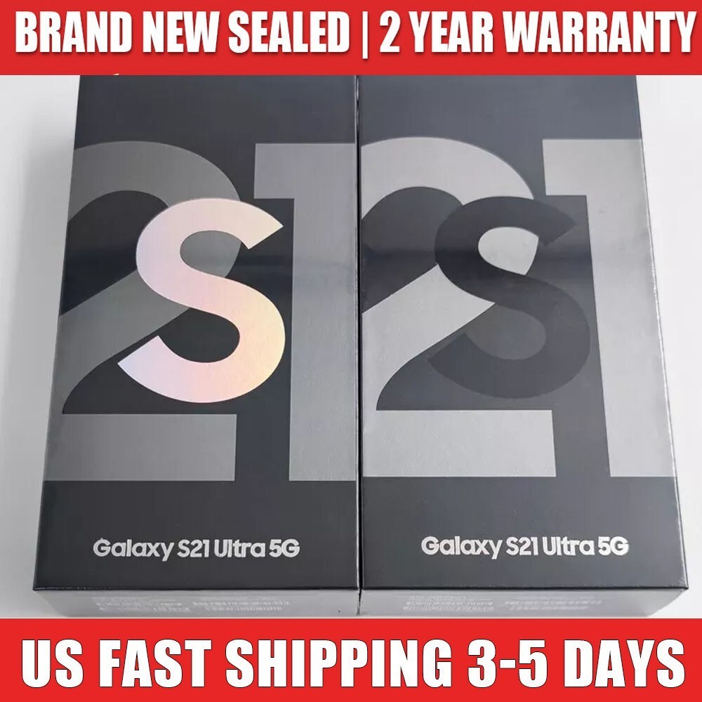NEW SEALED SAMSUNG GALAXY S21 ULTRA 5G SM-G998U1 128GB/256GB FACTORY UNLOCKE💥