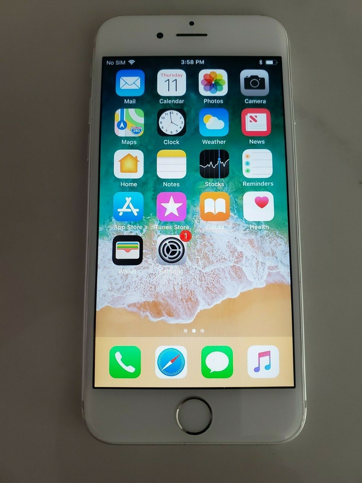 Apple iPhone 6S 16GB Silver (AT&T) Unlockable Great Condition A1633 (CDMA + GSM)