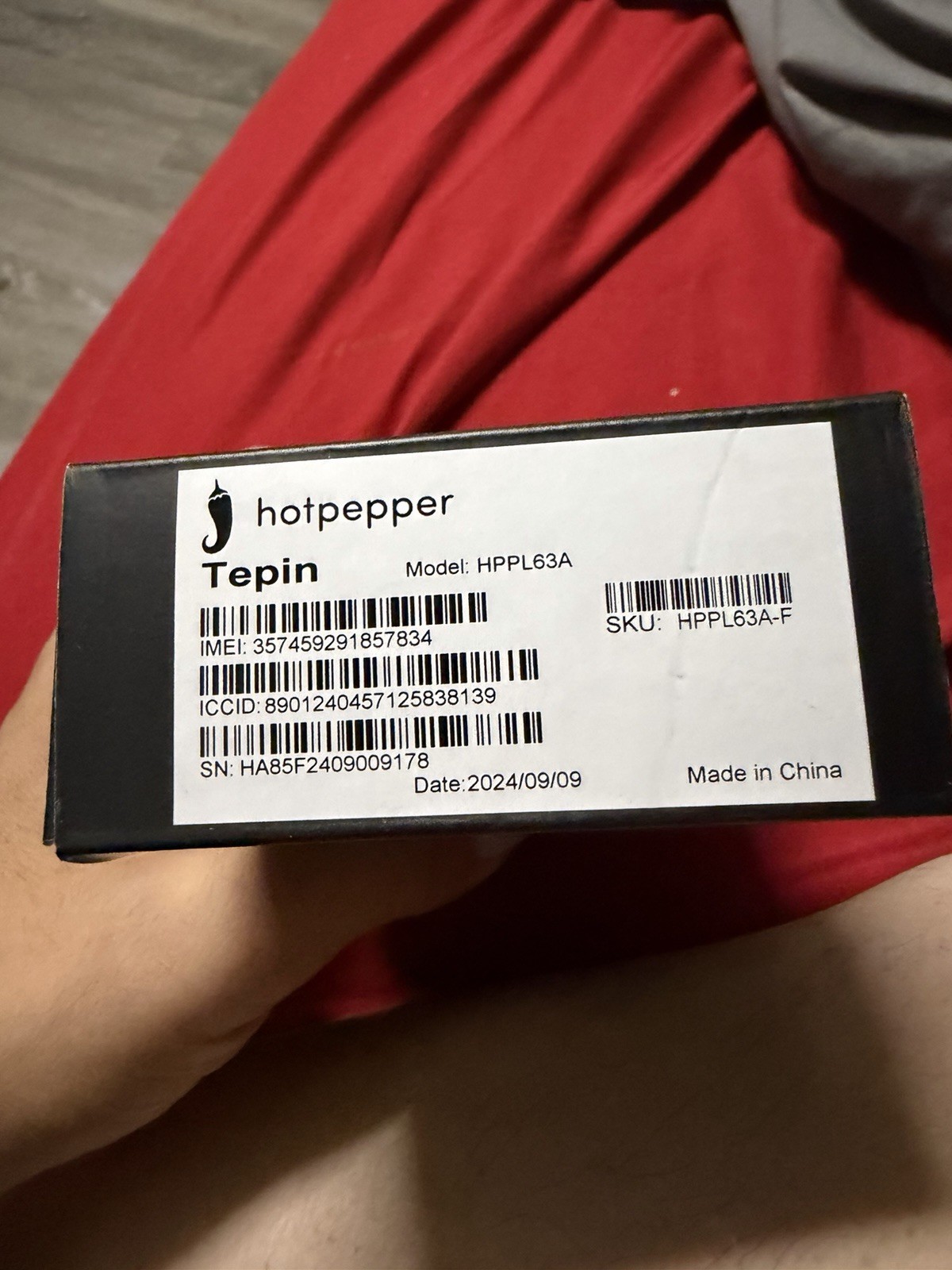 hotpepper Tepin 16GB 2GB RAM Black Android 13 Go 4G LTE 5.5in HPPL63A NEW IN BOX