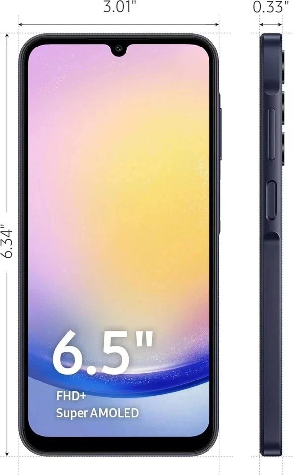Brand New Samsung Galaxy A25 5G SM-A256VL 128GB GSM & CDMA Unlocked USA Model