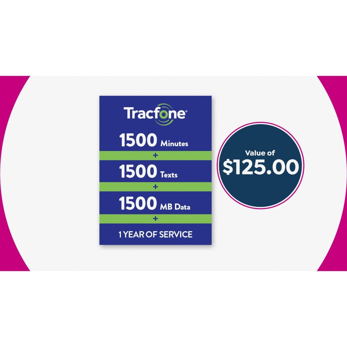 New Moto G Play 2024 6.5″ 64GB + 1 Year Tracfone service with 1500 Min/Text/Data