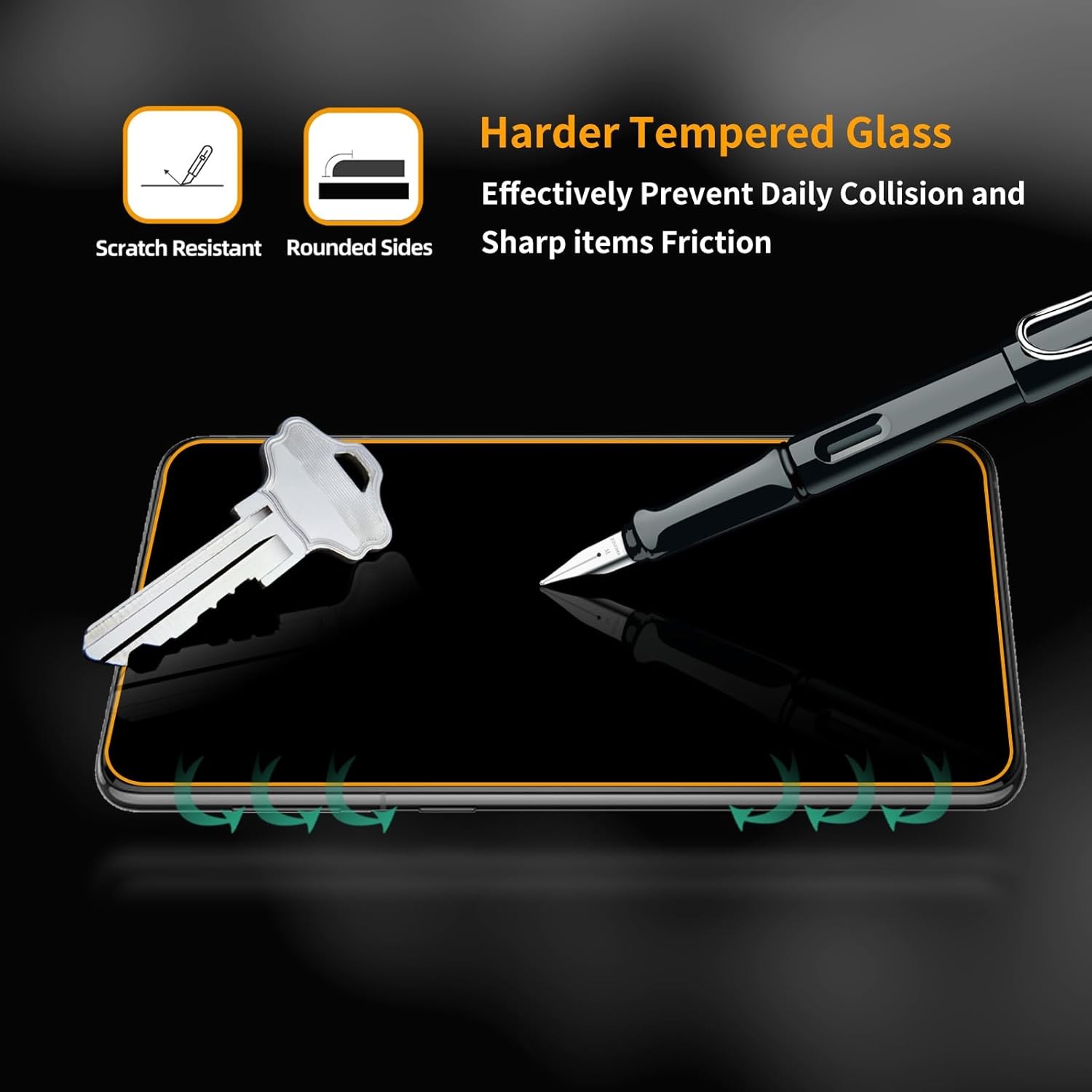 3PCS Tempered Glass Screen Protector for Google Pixel 6a / Pixel 7a Scratch-Proo