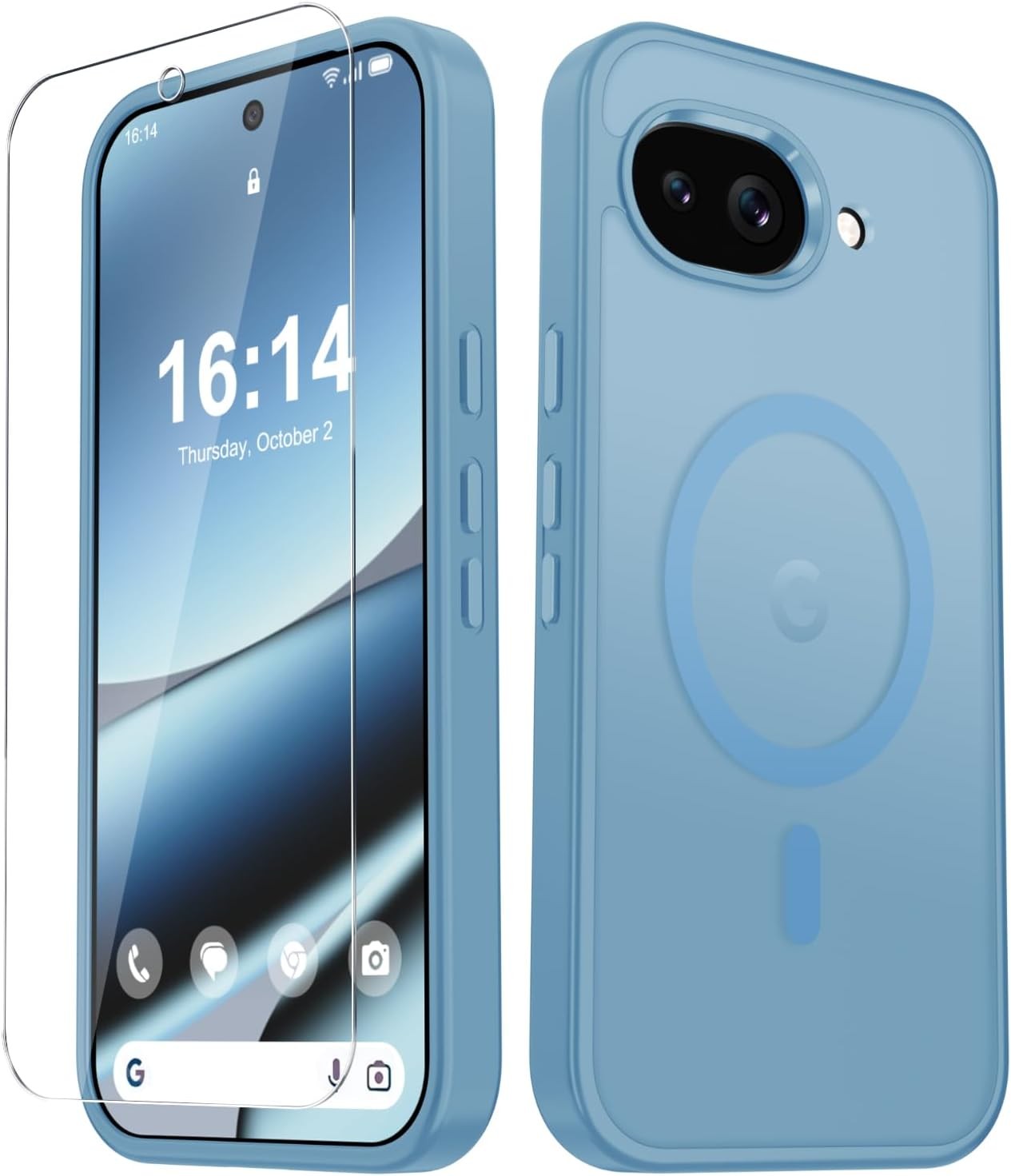 1PCS Case & Screen Protector for Google Pixel 10a Shockproof Military Grade Prot