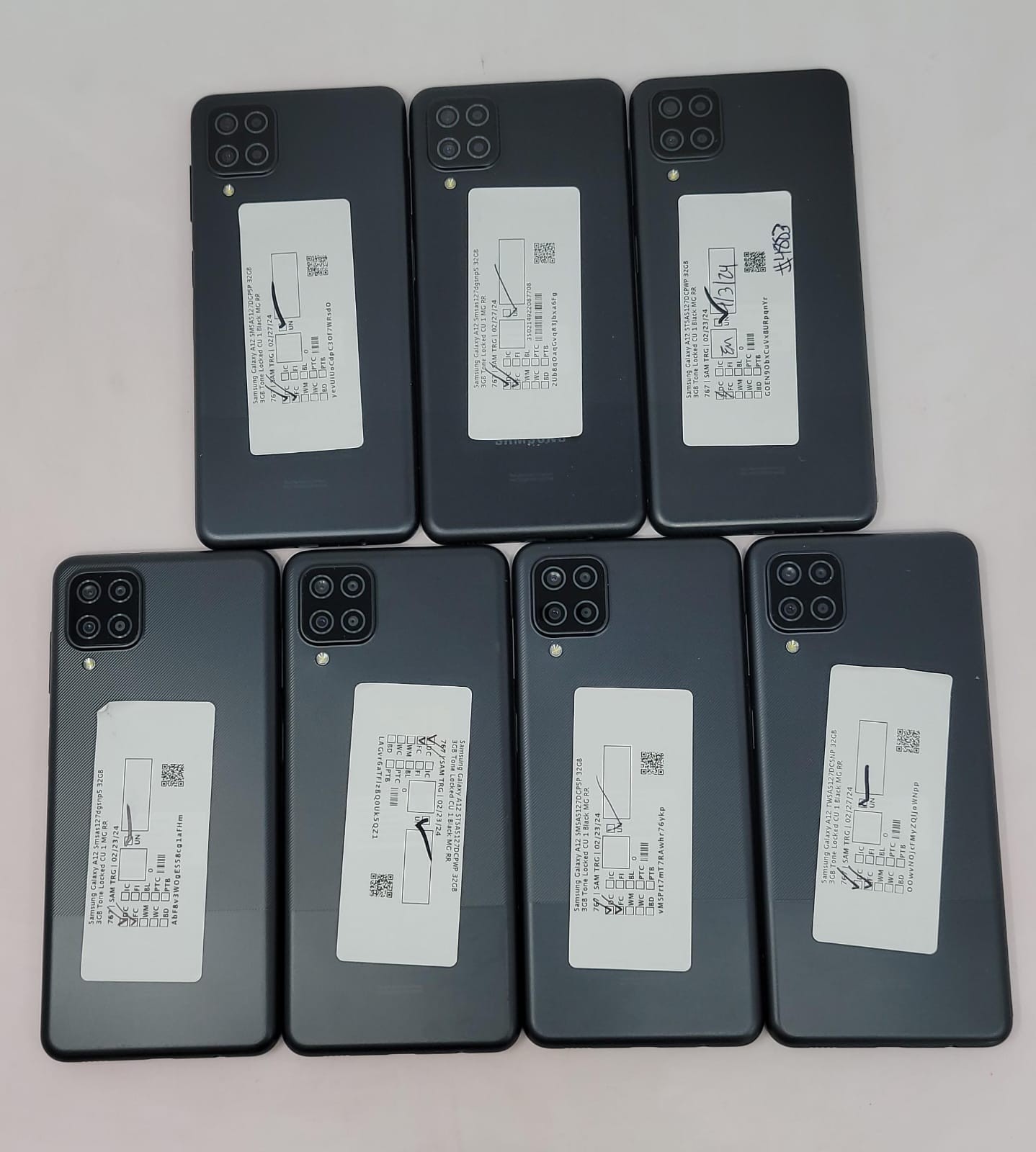 Samsung Galaxy A12 SM-S127DL 32GB 2GB TracFone Black Very Good Condition