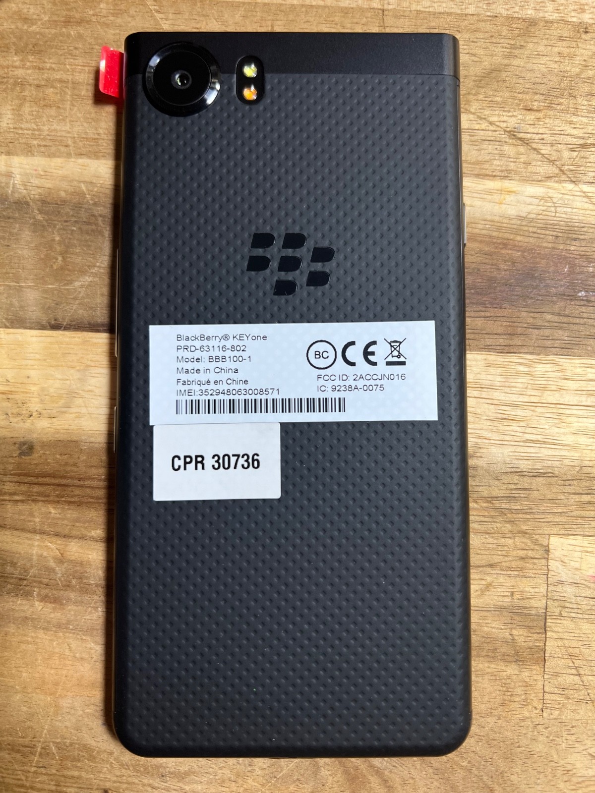 BlackBerry Keyone BBB100-1 32GB – RARE DEVELOPER PROTOTYPE!