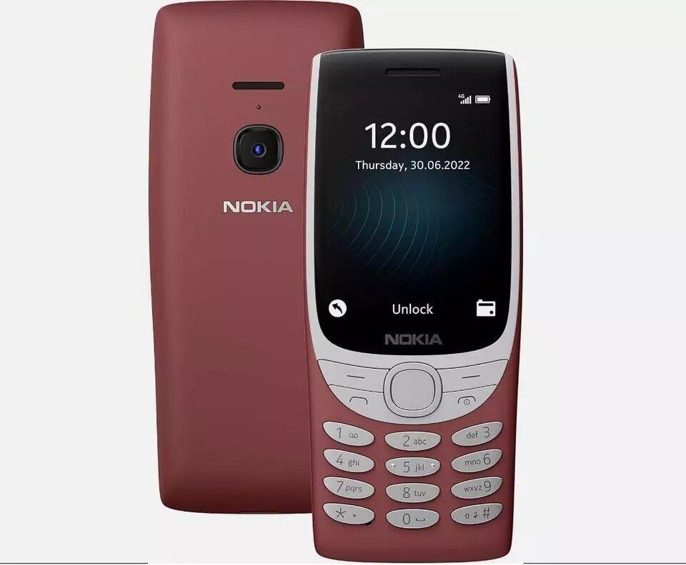 Unlocked Nokia 8210 4G Big Keyboad 4G LTE 128MB 48MB RAM 2.8″ 0.3MP Phone