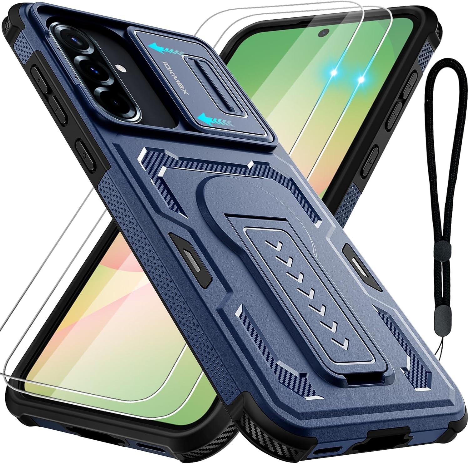 Heavy Duty Shockproof Case for Samsung Galaxy A36/A56 5G with Kickstand & Protec