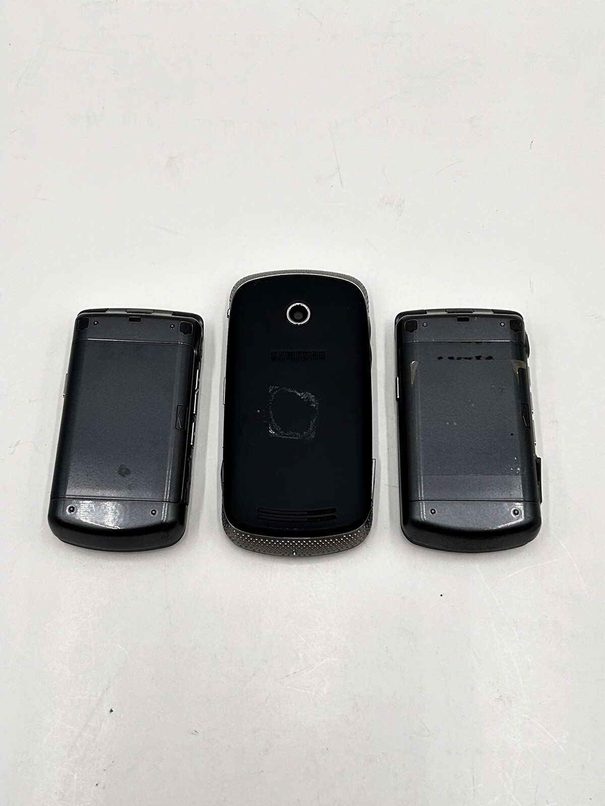 Vintage Mixed Lot of 3 Cell Phones Untested Power up LG Samsung ATT Verizon Flip