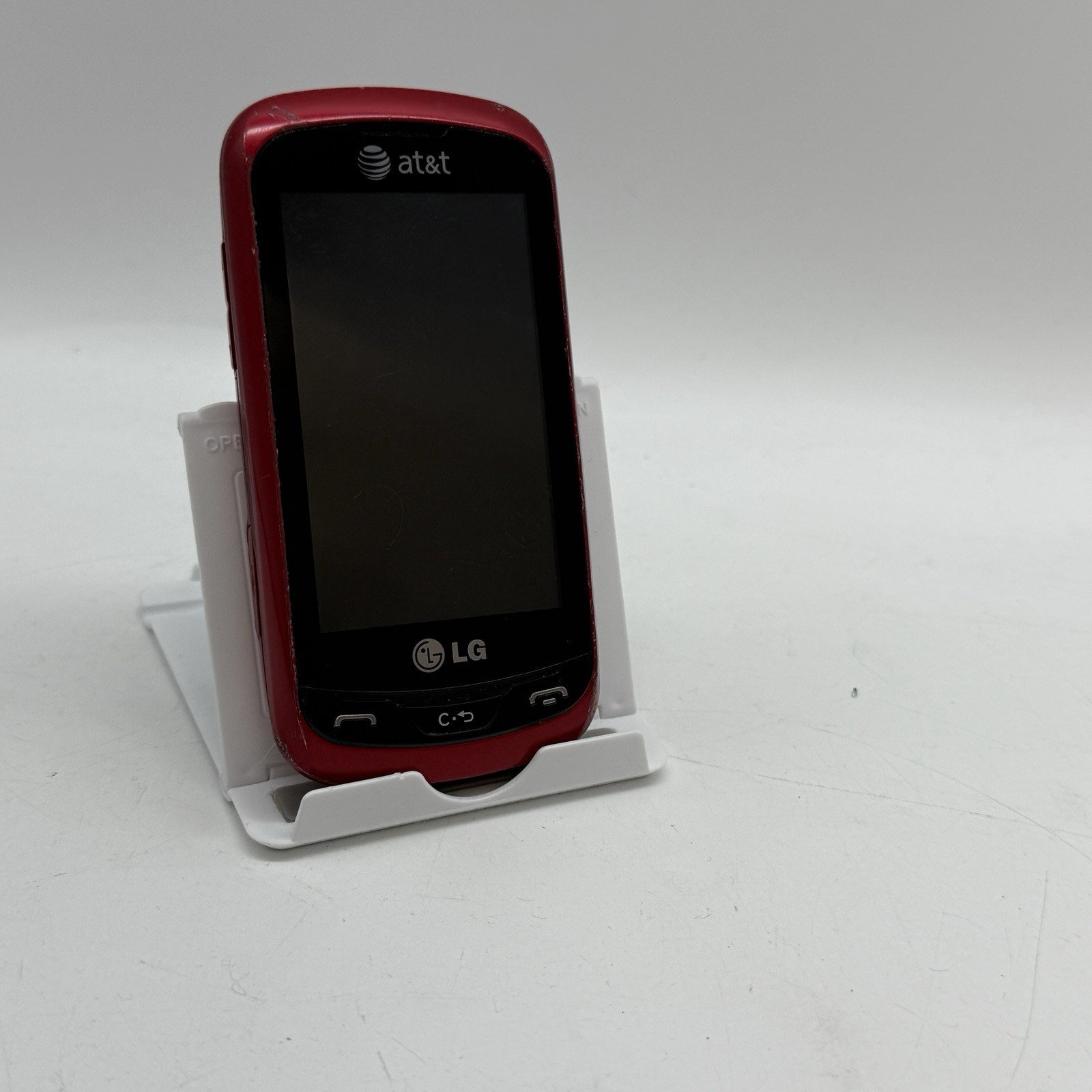 LG Xpression / Expression C395 – Red and Black ( AT&T ) Cellular Slider (C6:9)