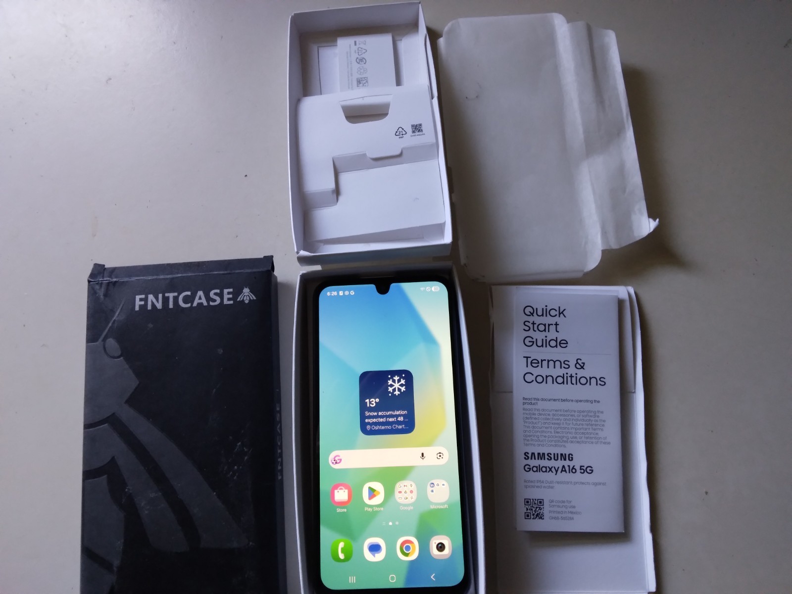Samsung Galaxy A16 5G SM-A166U1 4GB 128GB Unlocked hardly used Smartphone