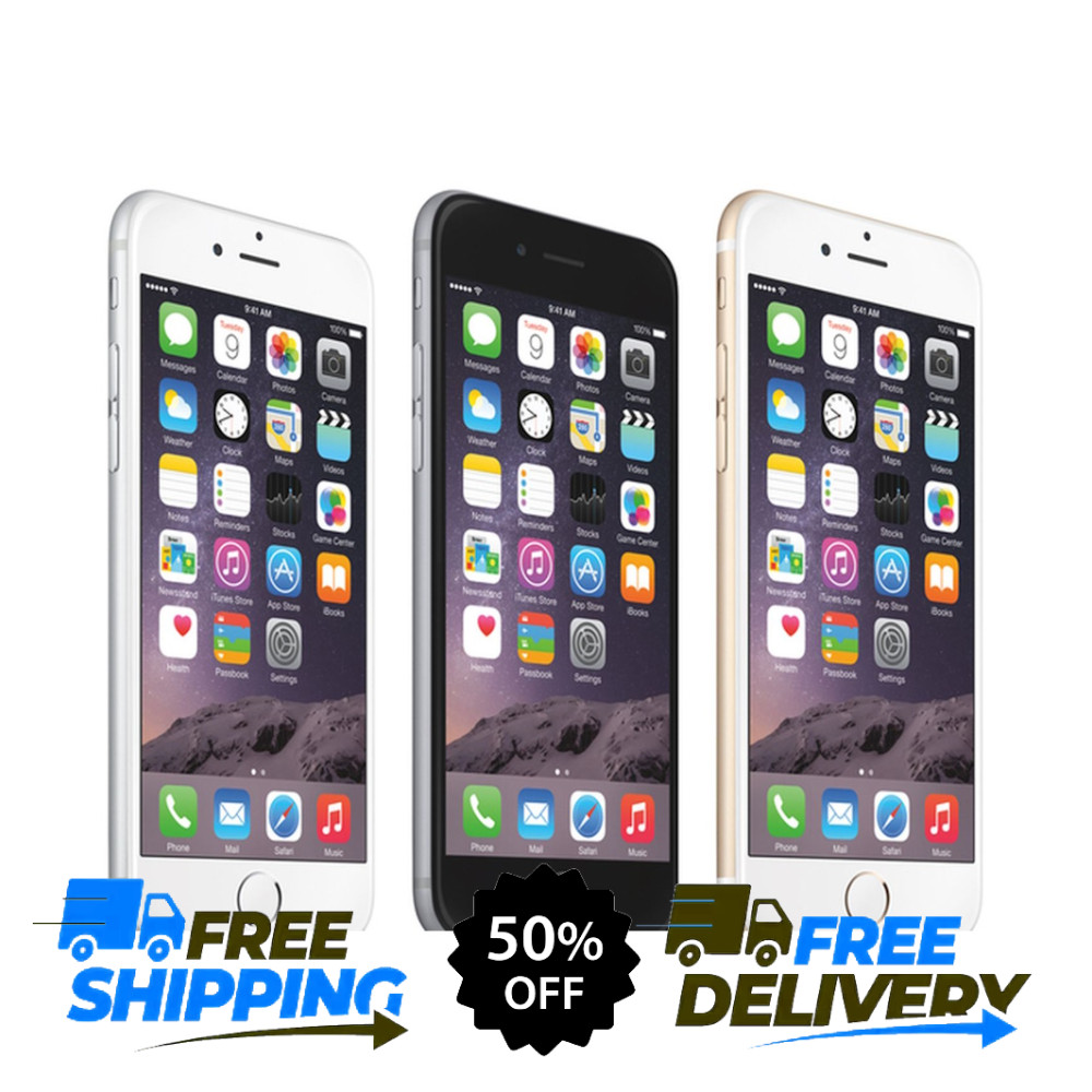 Apple iPhone 6 Unlocked Verizon 16GB 64GB 128GB Screen 4.7″ iOS CDMA/GSM