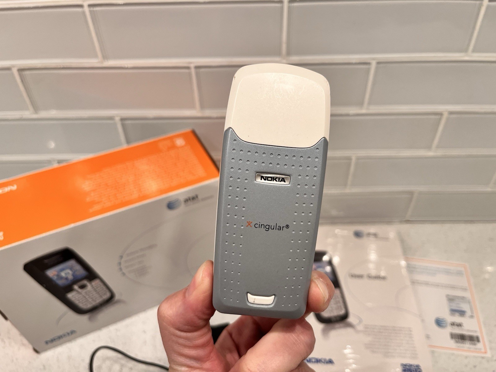 Nokia 2610 SILVER (Cingular) Cel Phone – NOT WORKING FOR PARTS – Vintage
