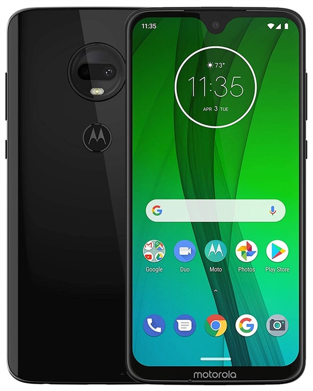 Motorola Moto G7 64GB Ceramic Black Unlocked Smartphone 6.2″ HD 12MP Dual Camera