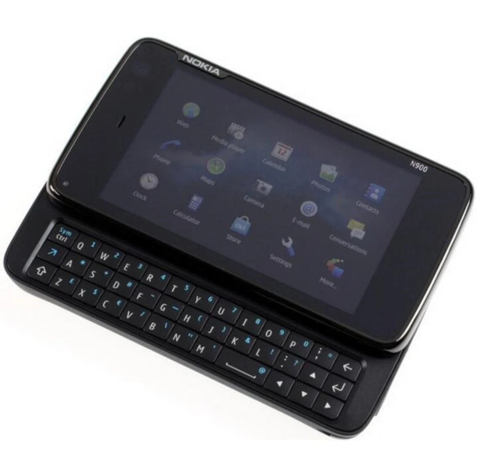 Nokia N900 5MP 32GB Black 3.5 Inch WiFi Keyboard Unlocked classic Mobile Phone
