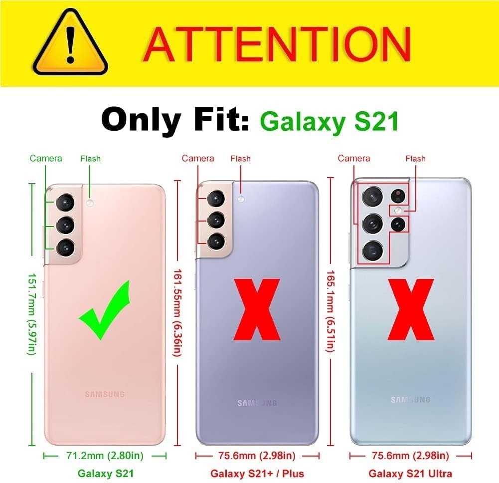 For Samsung Galaxy S21 6.2 Case Shockproof Protective Military Guard Phone Cover