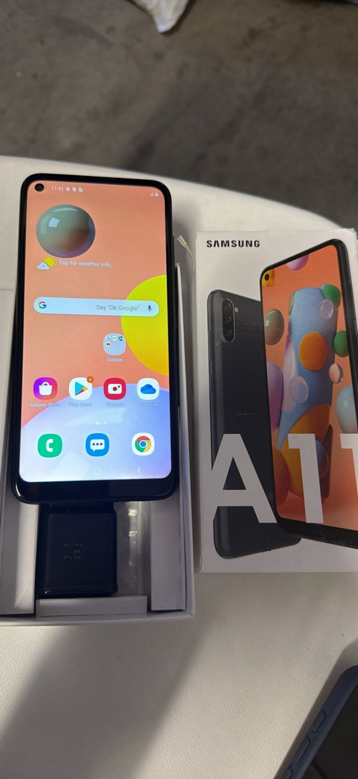 Samsung Galaxy A11 Smartphone – Black (Bar Style) with Original Box Included